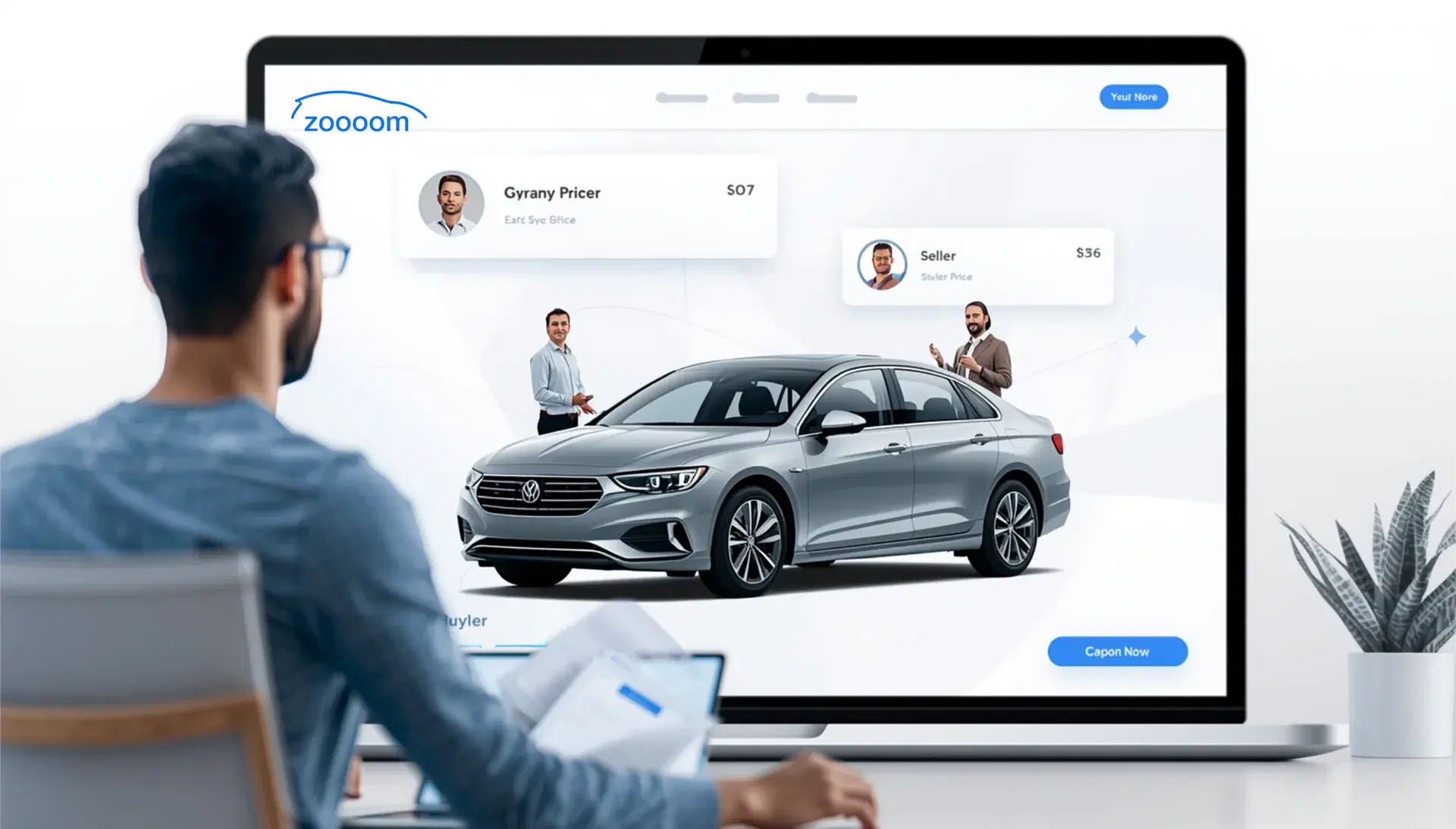 Zoooom Deal Center illustration